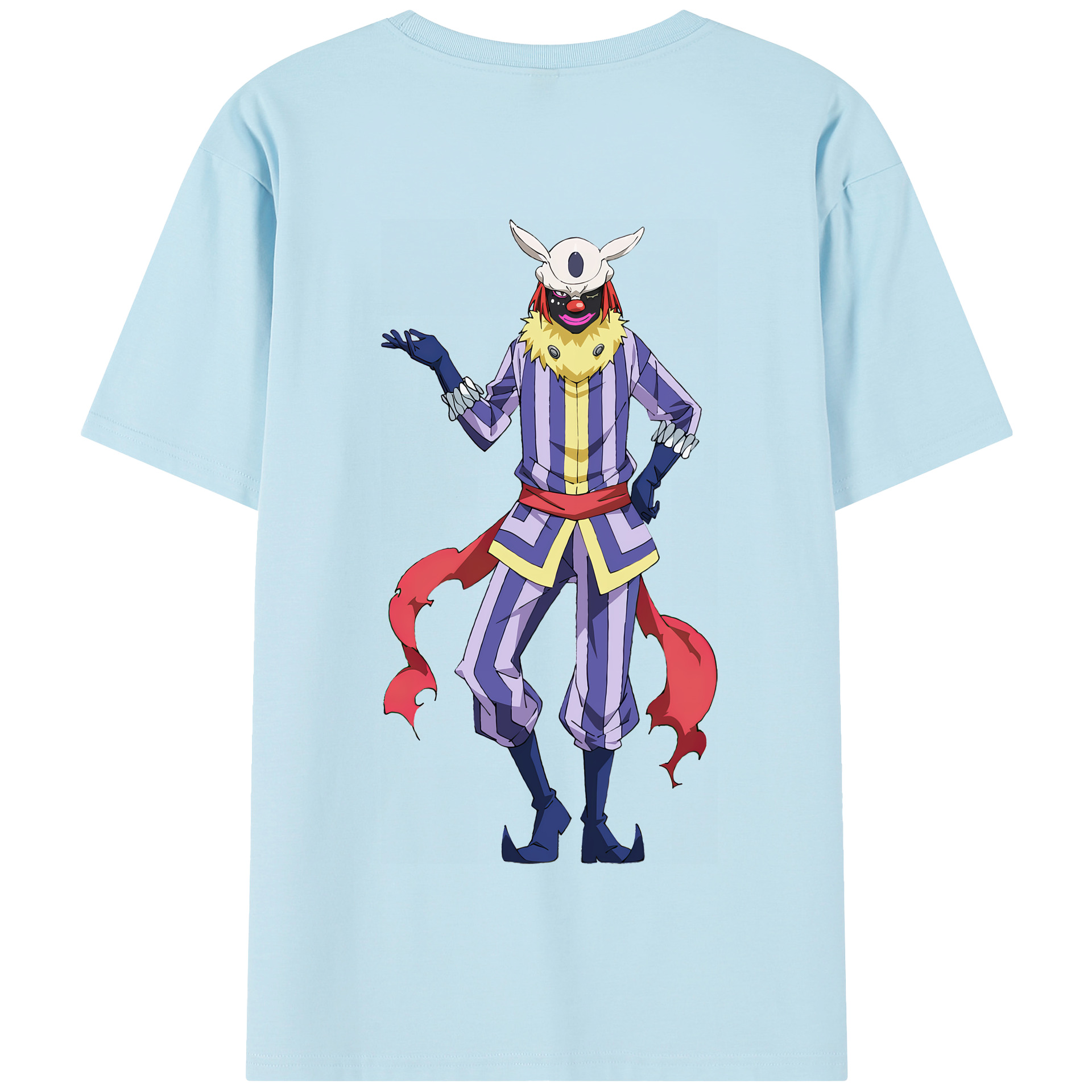 （画像用） 転スラ Regarding Reincarnated to Slime 綿100％半袖Tシャツ（背面プリント）